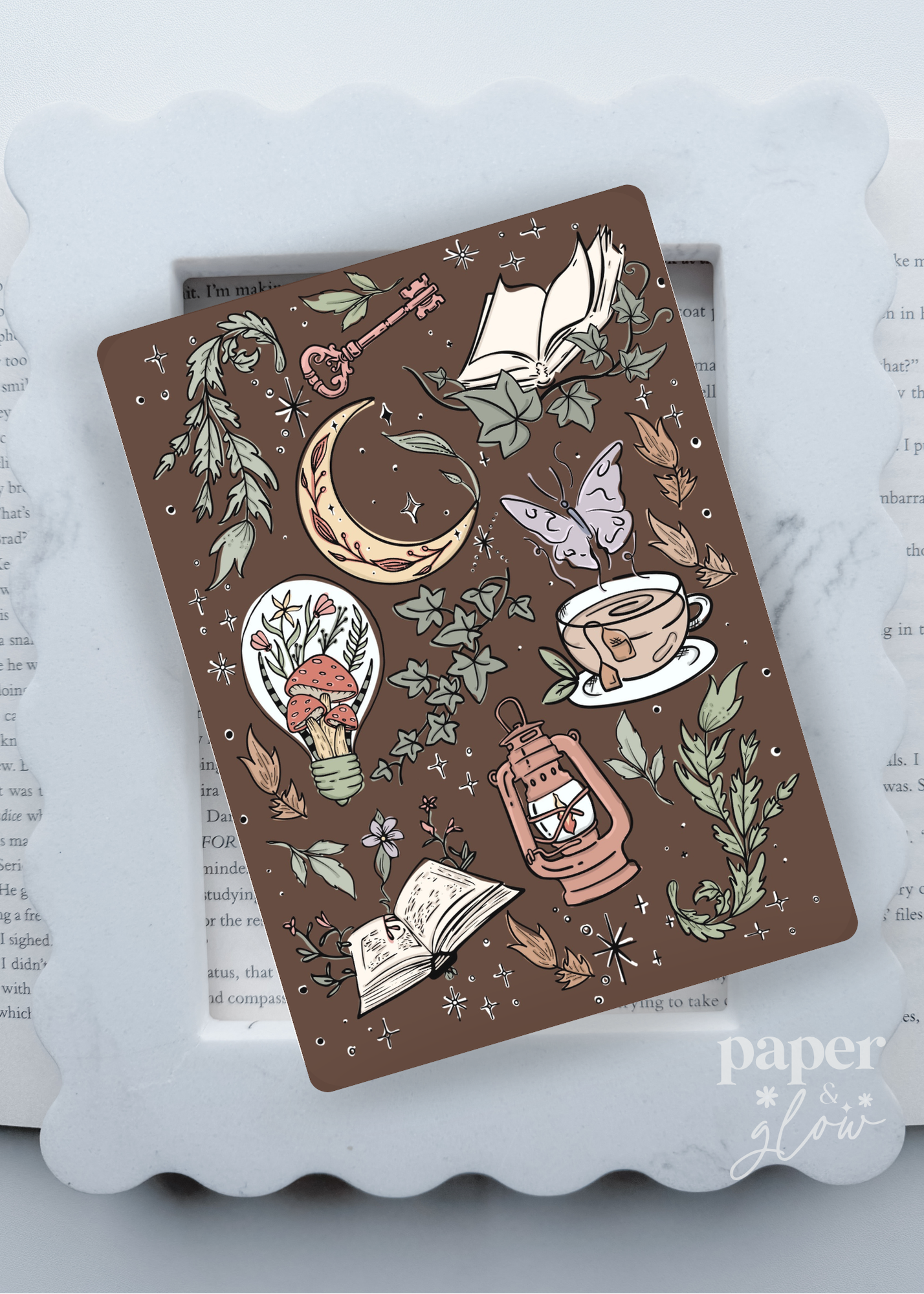 Enchanted Chapters Collection E-Reader Inserts | Paper & Glow
