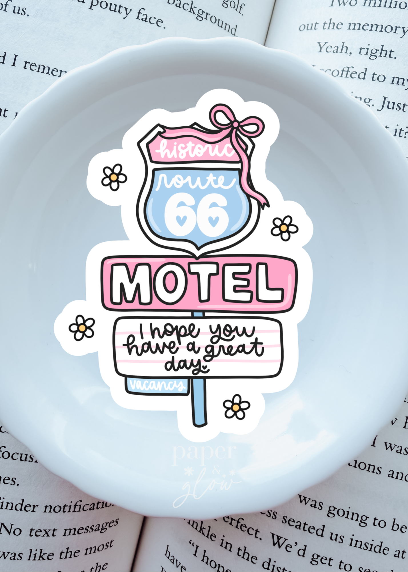 Historic Route Vinyl Sticker