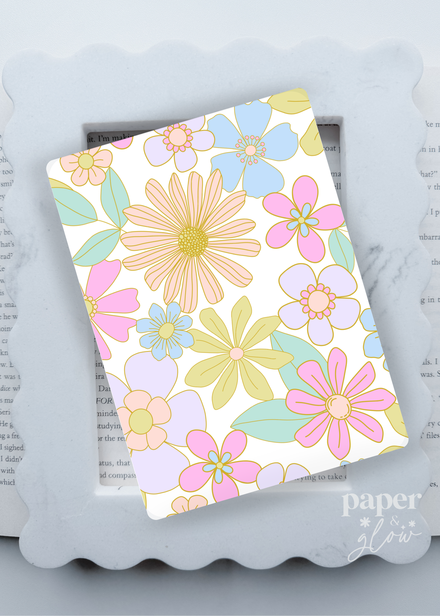 Flower Child E-Reader Insert(s) | Paper & Glow
