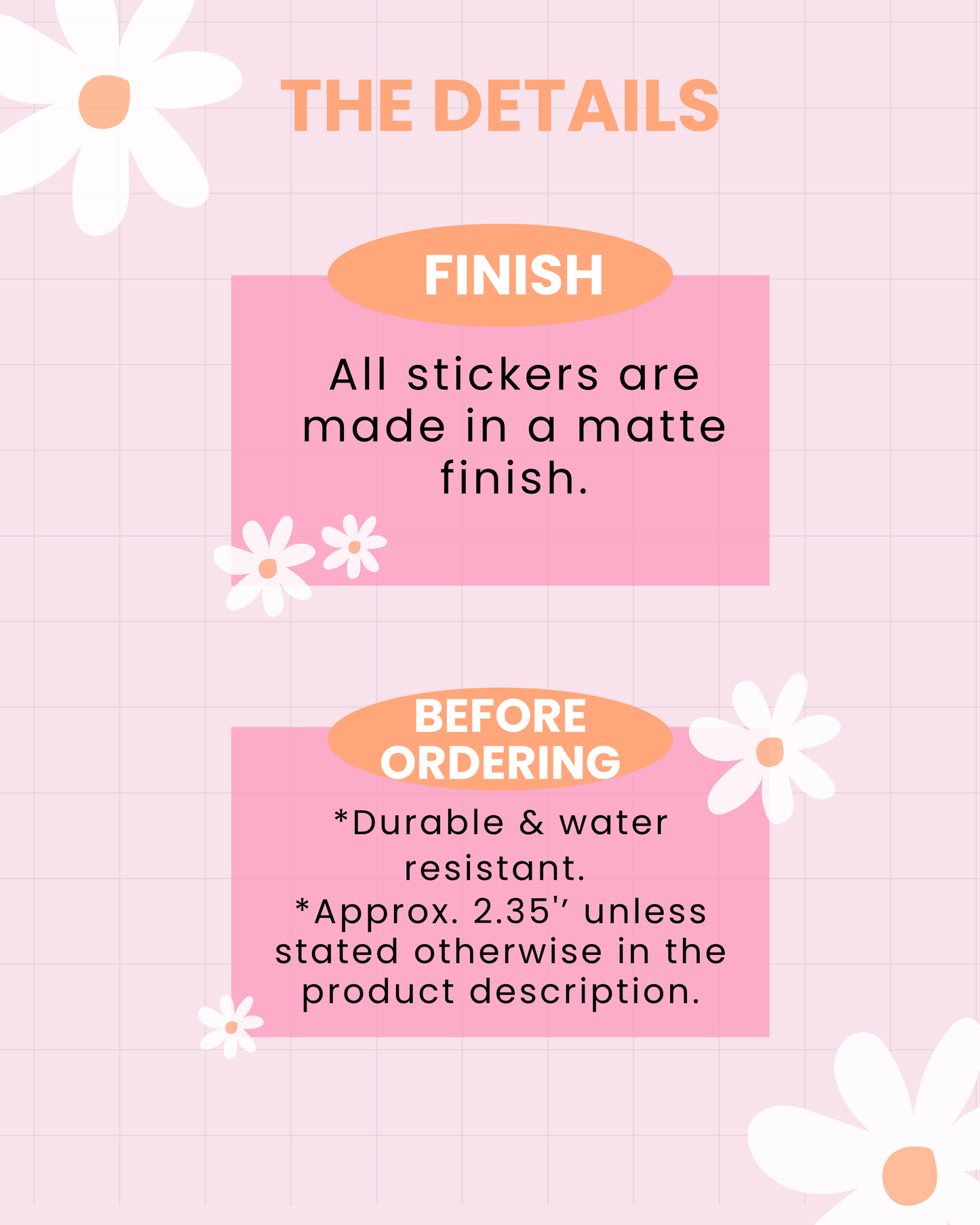 Pumpkin Teddy Matte Vinyl Sticker