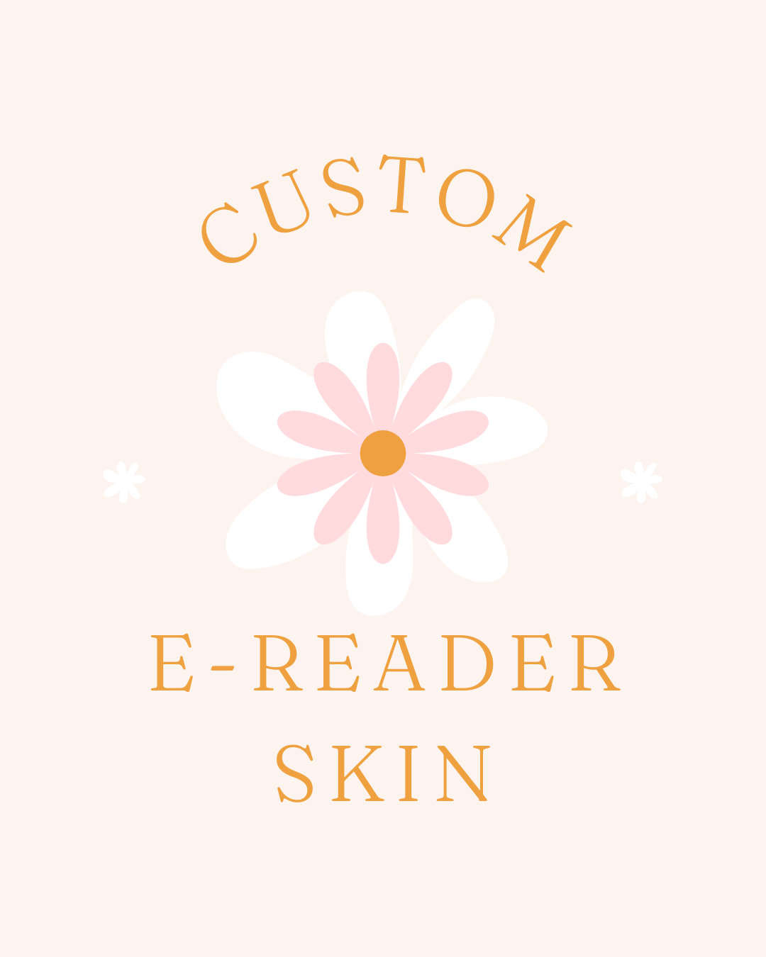 Custom E-Reader Skin | Paper & Glow