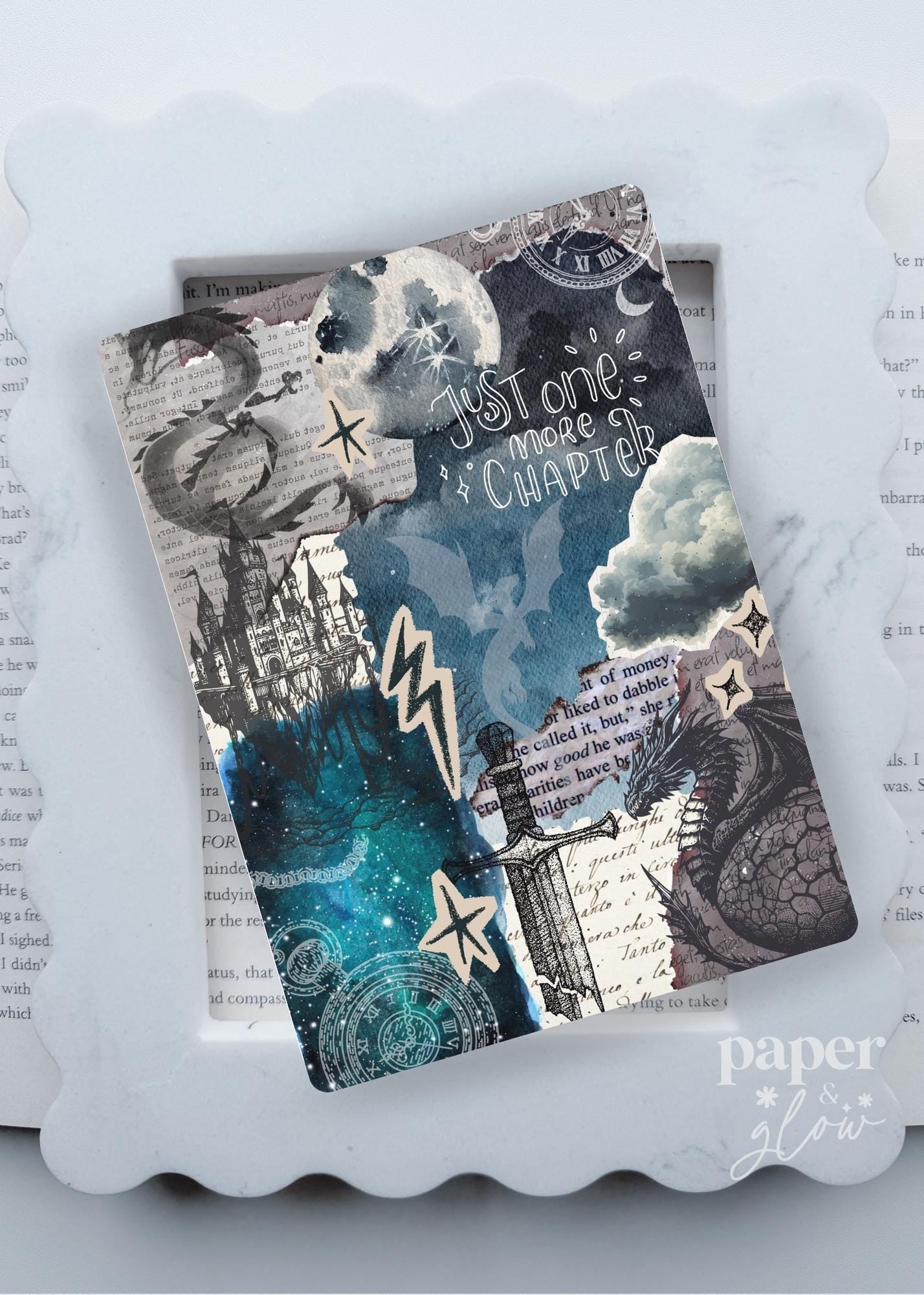 Fantasy Scrapbook E-Reader Insert | Paper & Glow