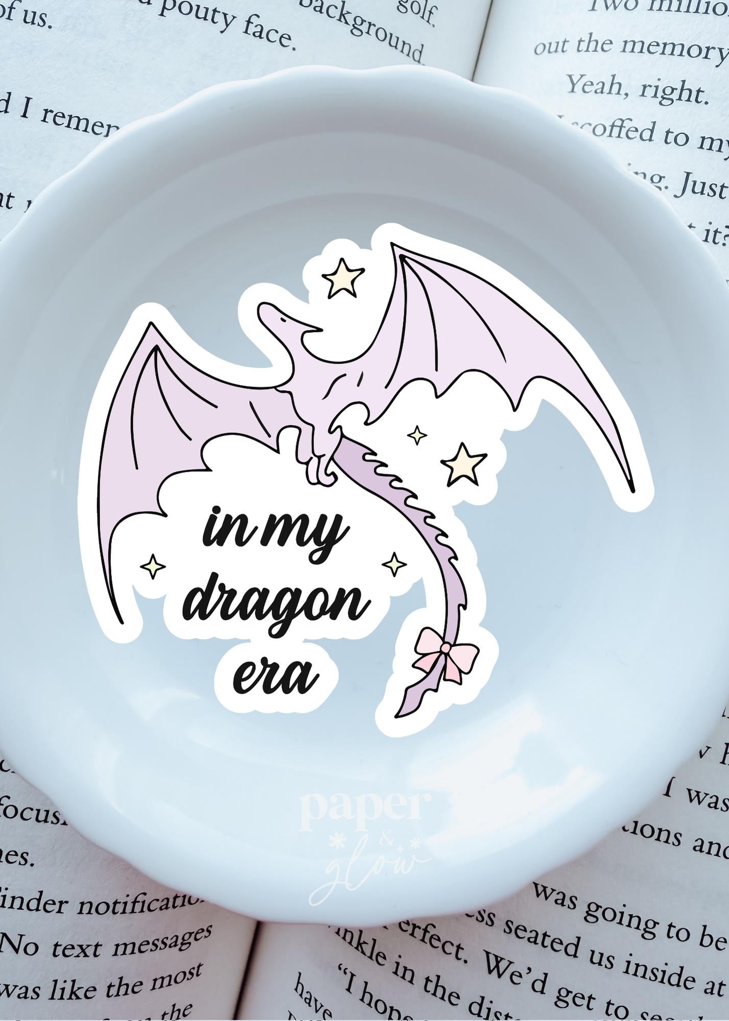 In My Dragon Era Vinyl Sticker | Paper and Glow