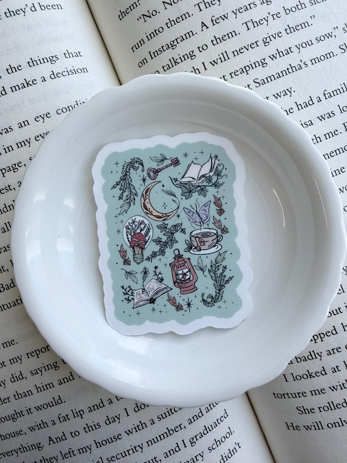 Enchanted Chapters Vinyl Sticker | Paper and Glow