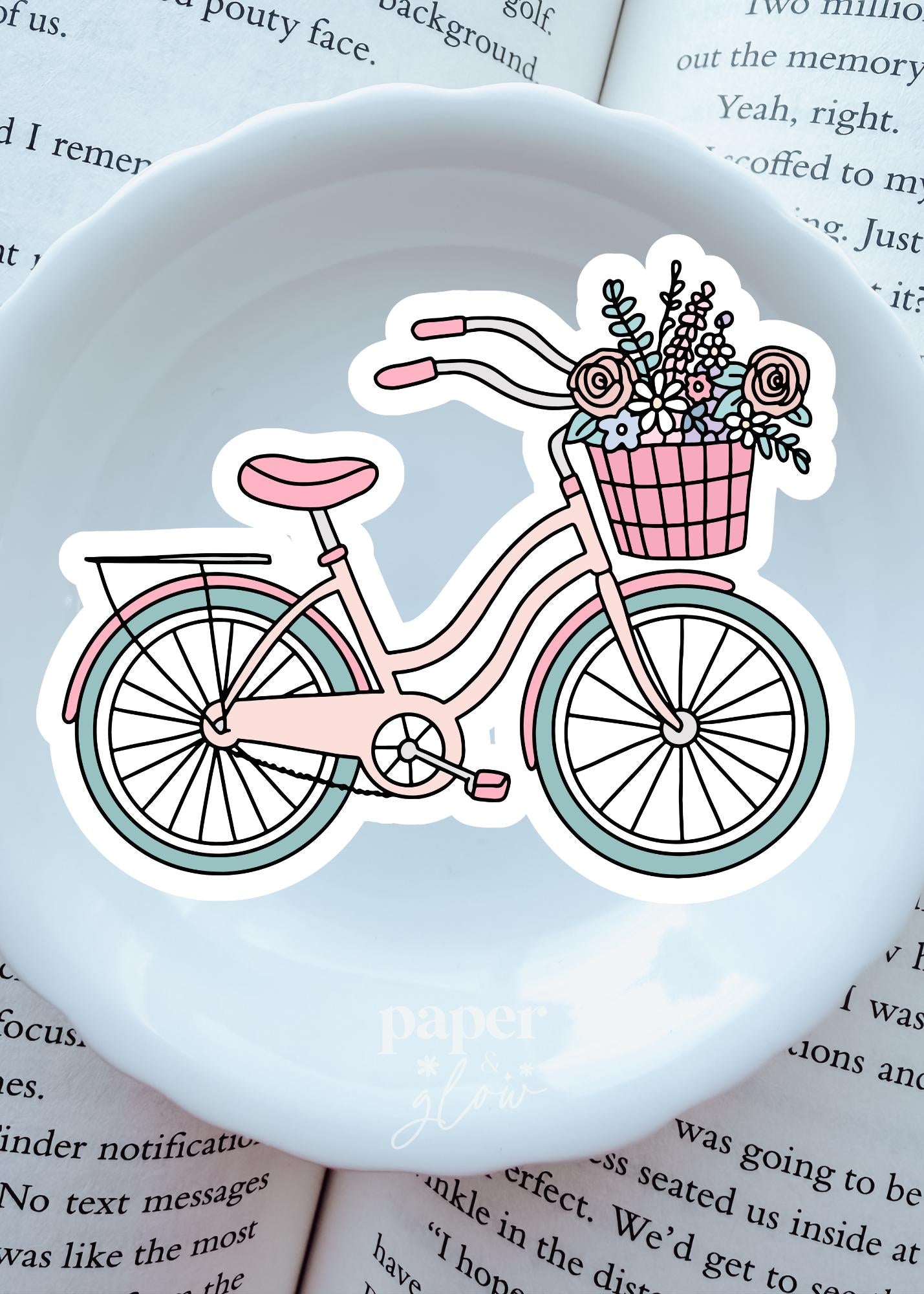 Spring Bike Sticker | Paper and Glow