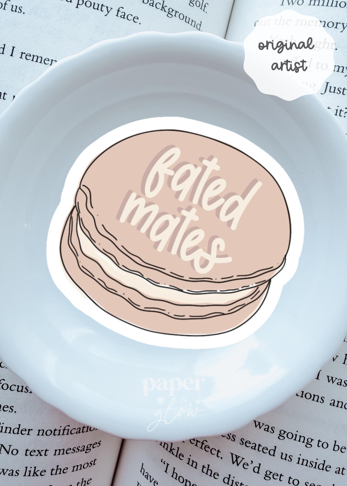 Macaroon Tropes Vinyl Sticker(s): Sold Separately | Springtime in Chapters Collection | Paper and Glow