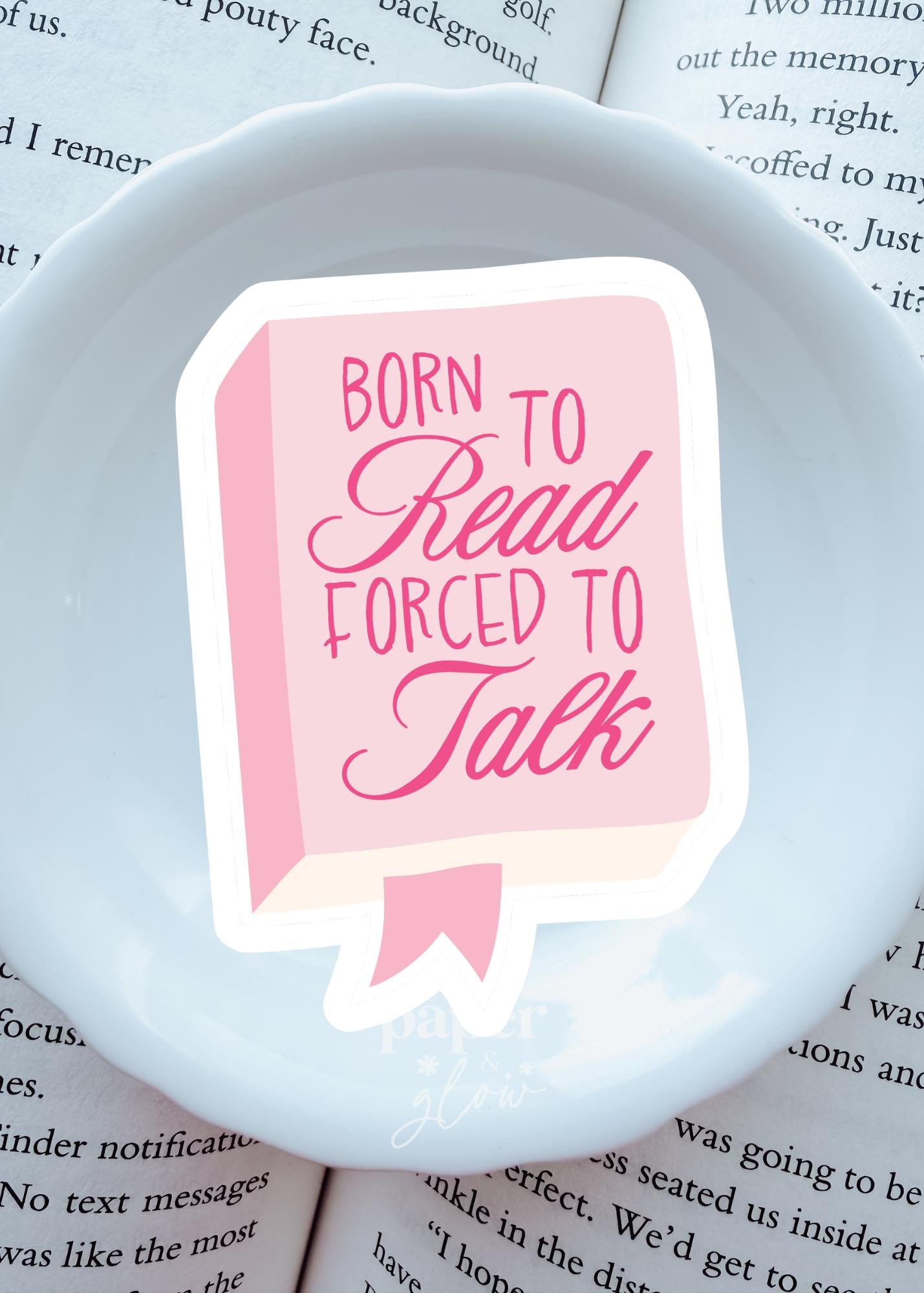 Bookish Books Collection Vinyl Sticker | Sold Individually | Paper and Glow
