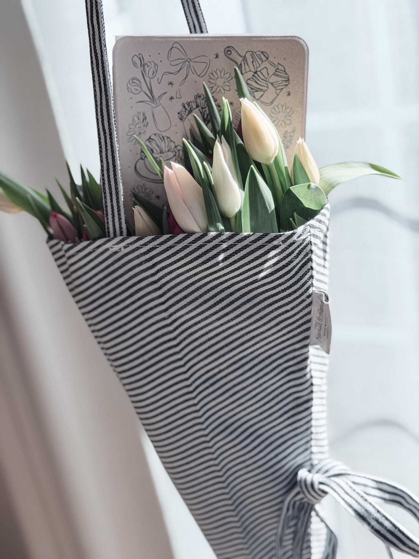 Blush Spring Doodles Kindle Case | Springtime in Chapters Collection: Paper & Glow x THHC Collab | Detachable Case | Clear-back Case