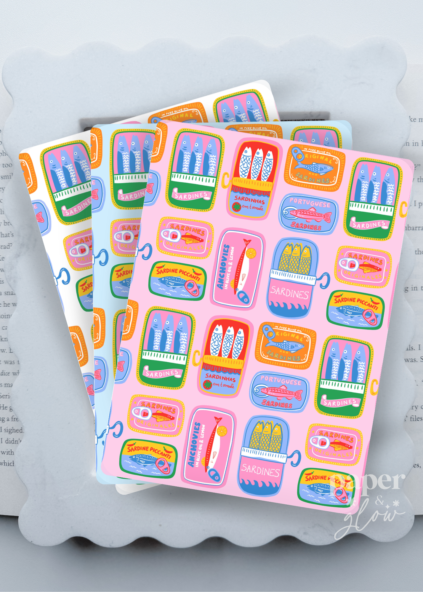 "Forced Proximity" Sardines E-Reader Insert(s) | Paper & Glow