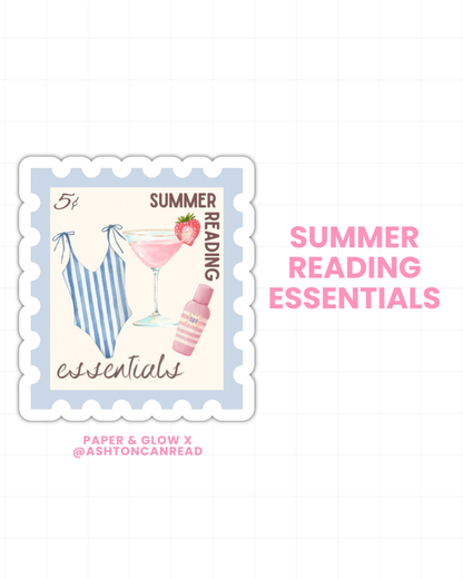 Pink Salt Summer Vinyl Sticker(s) | P&G x @ASHTONCANREAD Collab