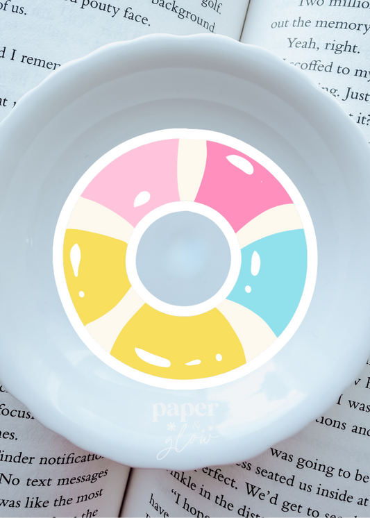 Bright Floatie Vinyl Sticker