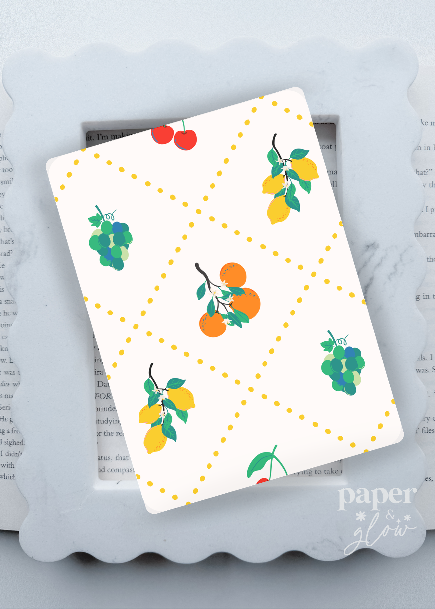 Fruit Stand Summer E-Reader Insert(s) | Paper & Glow