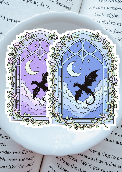 Fantasy Window Vinyl Sticker(s) | Paper and Glow