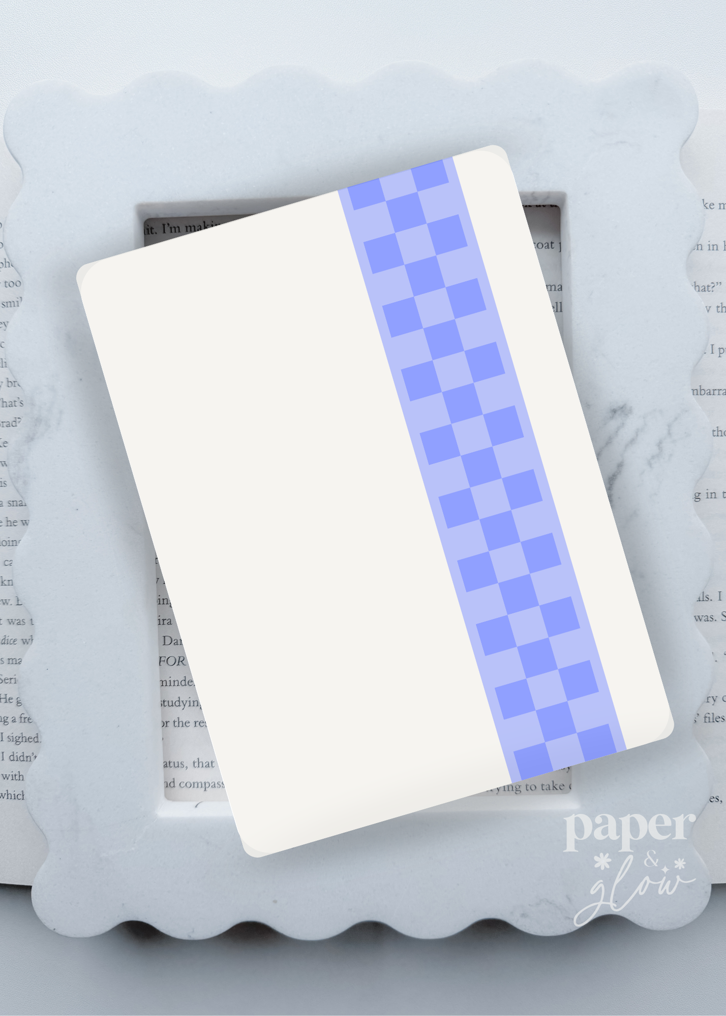 Racing Checkered E-Reader Insert(s)
