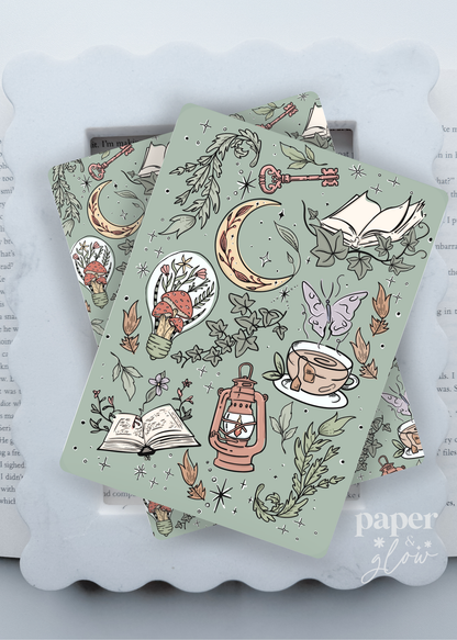 Enchanted Chapters Collection E-Reader Inserts | Paper & Glow
