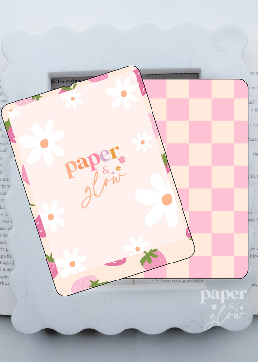 Strawberries & Cream E-Reader Skin