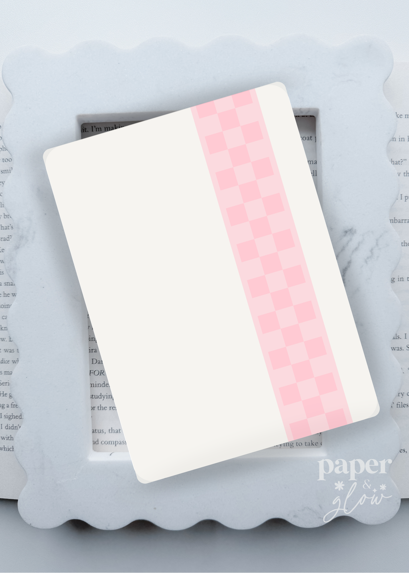 Racing Checkered E-Reader Insert(s)