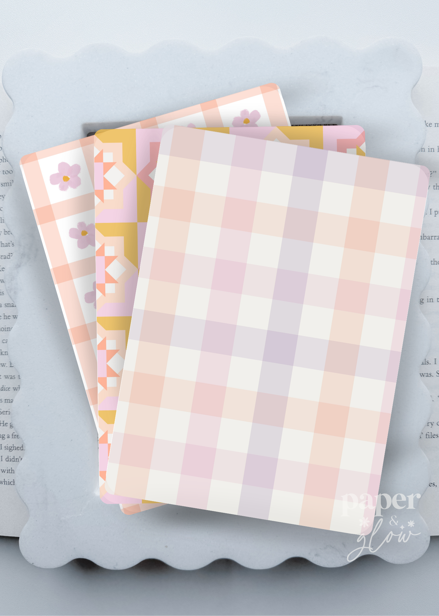 Golden Hour Picnic E-Reader Insert(s) | Paper & Glow