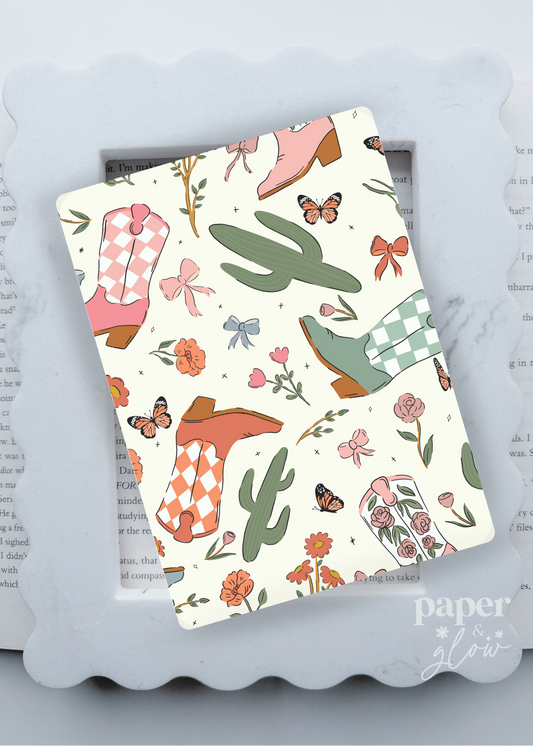 Cowgirl Charm E-Reader Insert