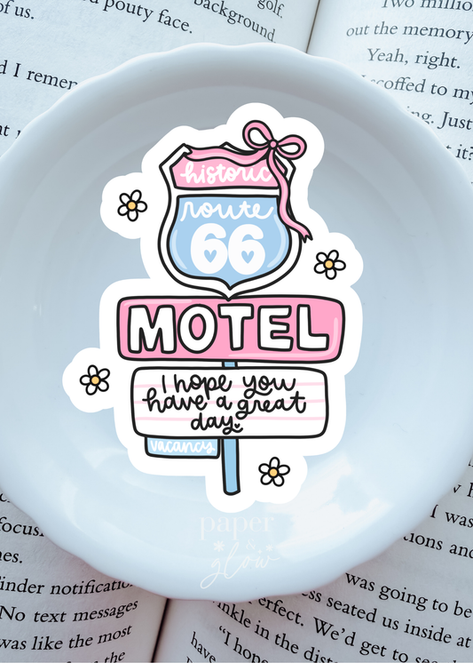 Historic Route Vinyl Sticker