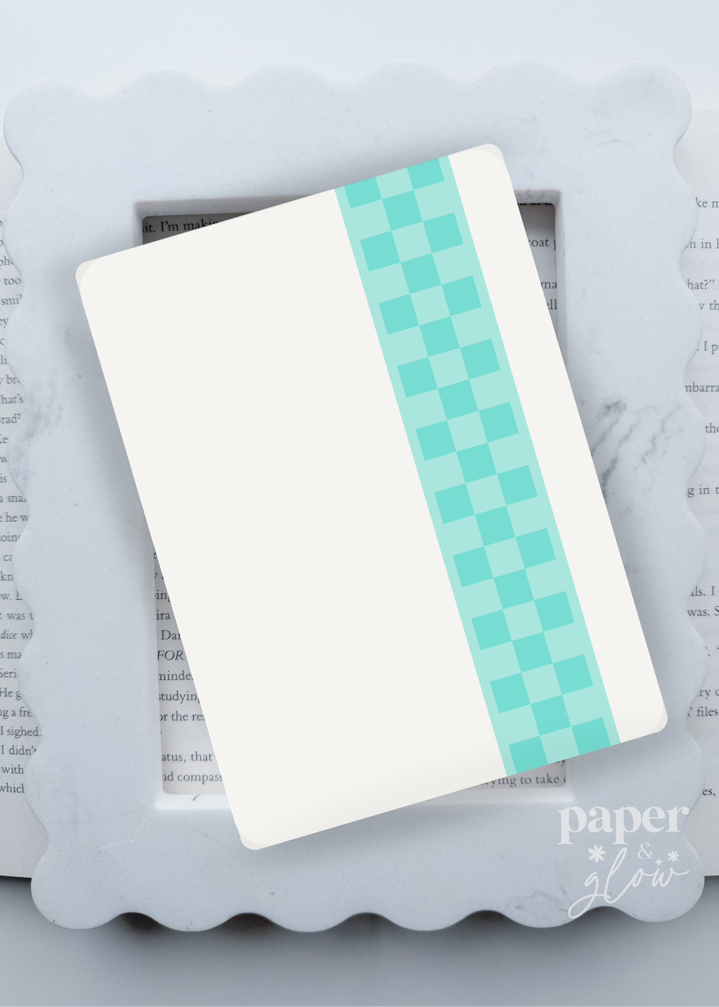 Racing Checkered E-Reader Insert(s)