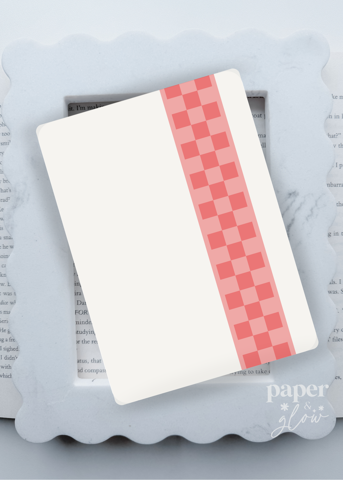 Racing Checkered E-Reader Insert(s)