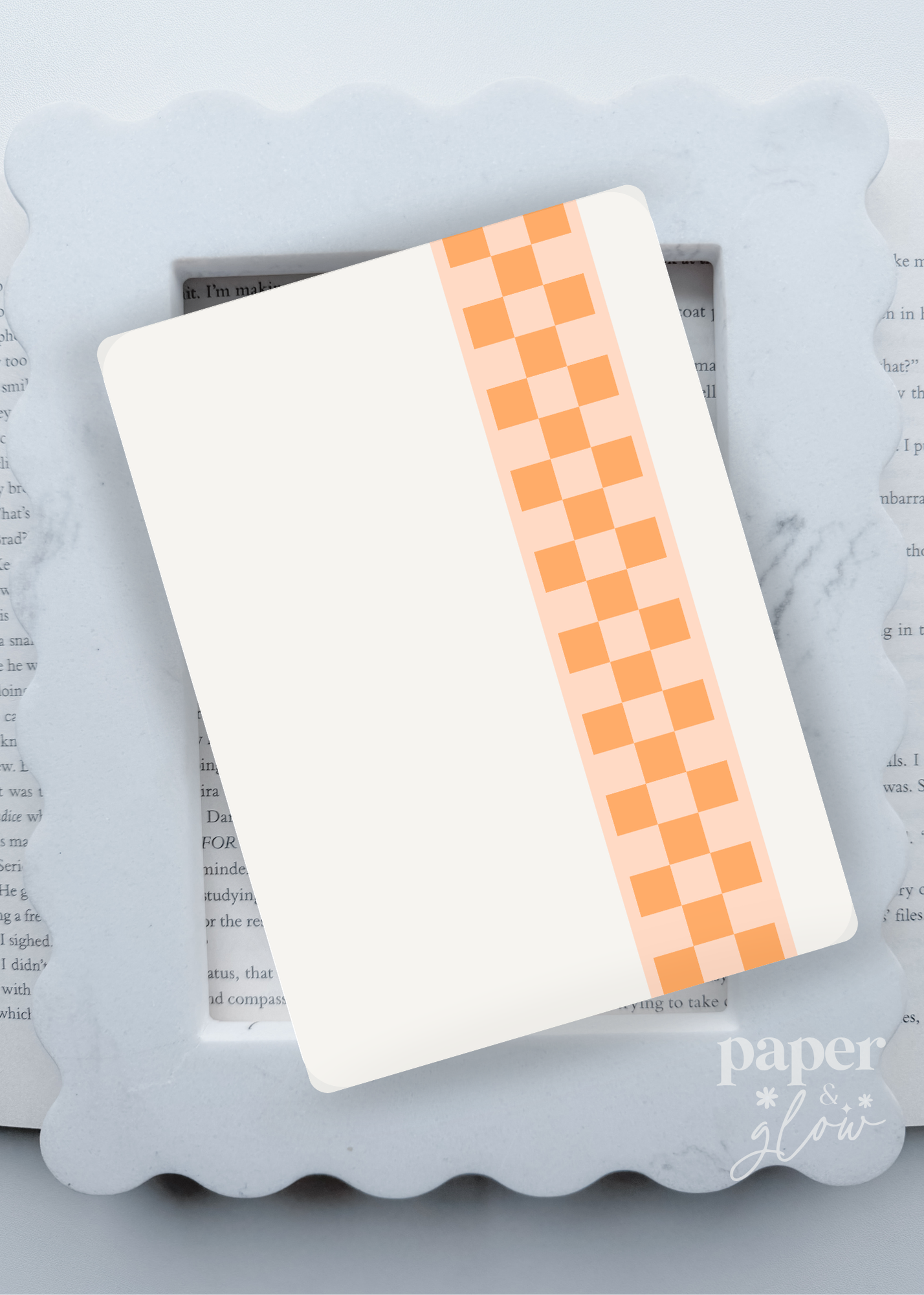Racing Checkered E-Reader Insert(s)