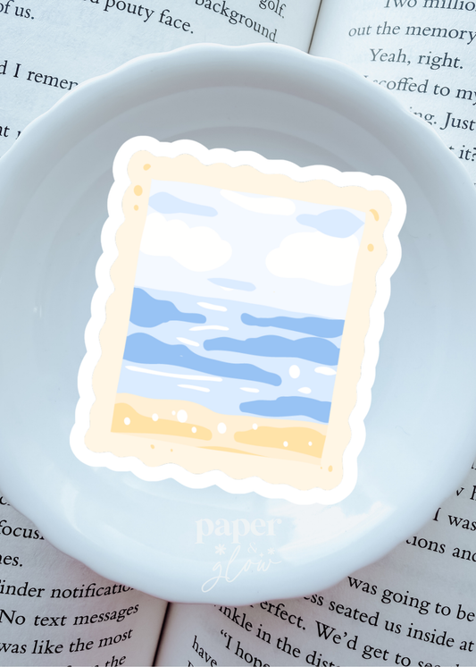 Beach Memories Vinyl Sticker