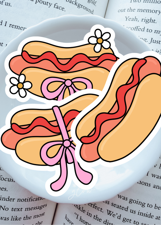Hot Dog Summer Vinyl Sticker(s)