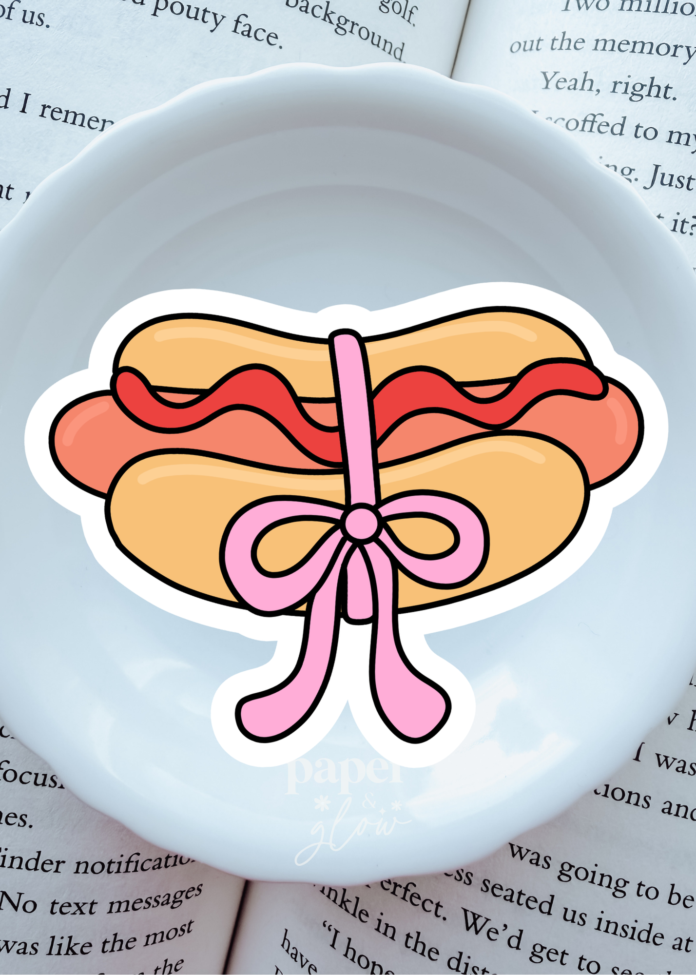 Hot Dog Summer Vinyl Sticker(s)