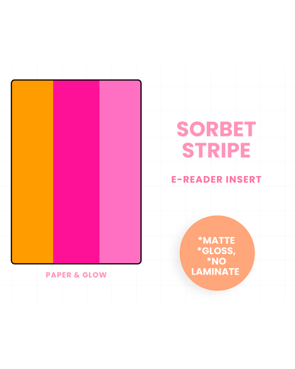 Sweet Sorbet E-Reader Insert(s)