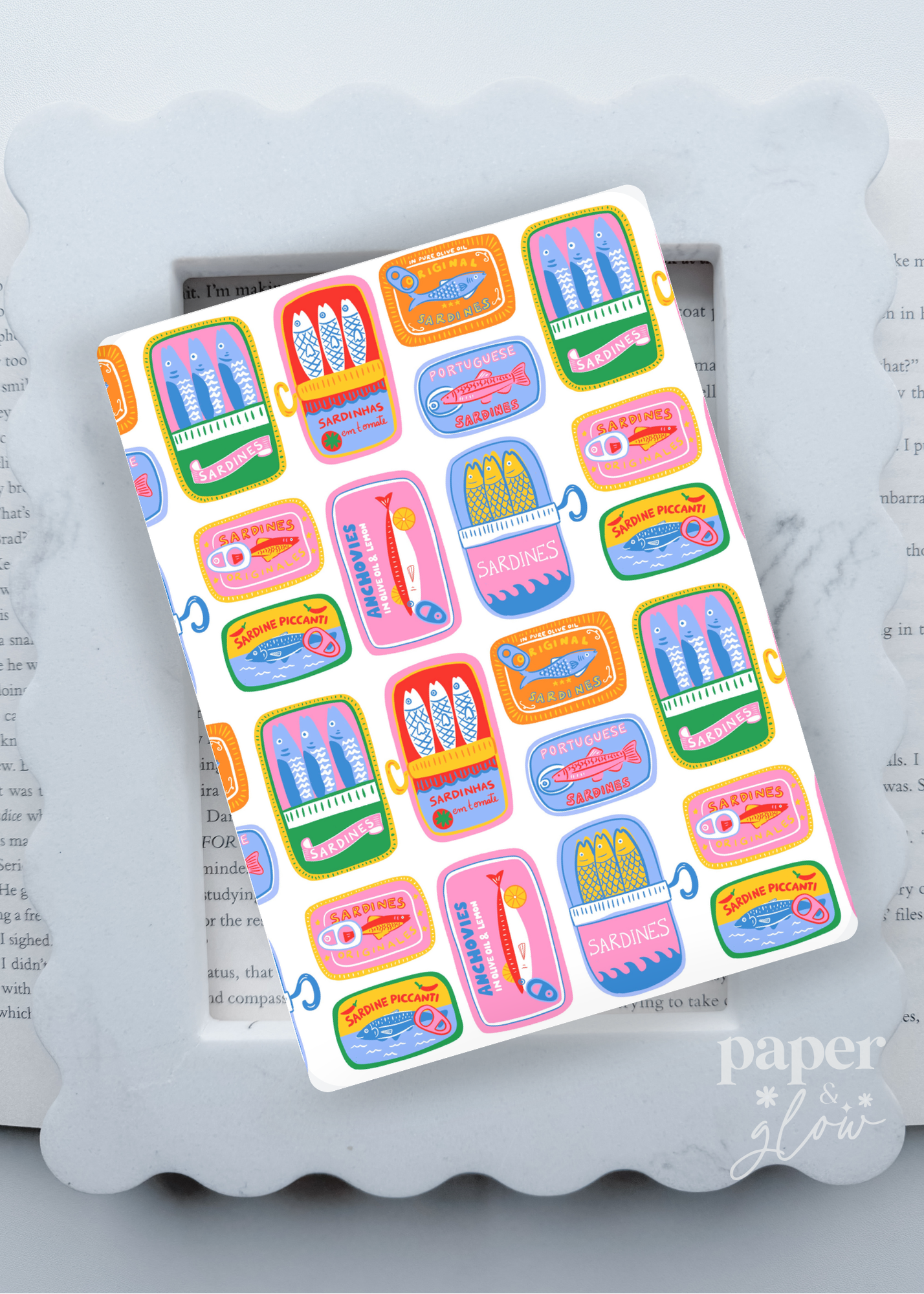 "Forced Proximity" Sardines E-Reader Insert(s) | Paper & Glow