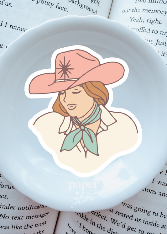 Dusty Rose Darling Vinyl Sticker