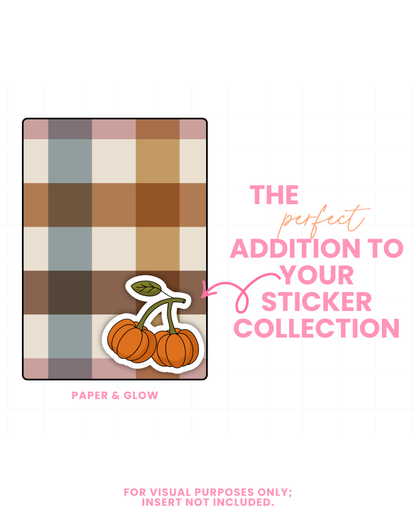 Pumpkin Cherries Vinyl Sticker (Copy)