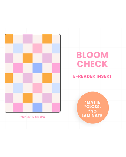 Bloom Club E-Reader Insert(s)