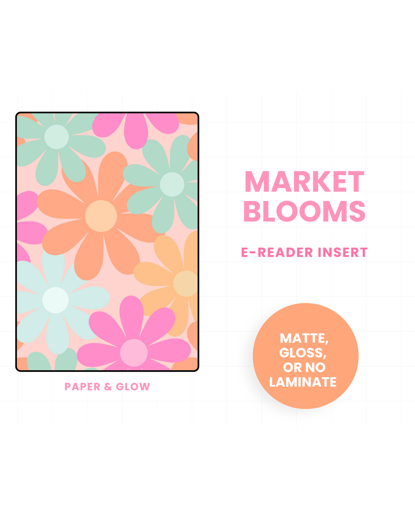 Bloom Market Picnic Party E-Reader Insert(s)