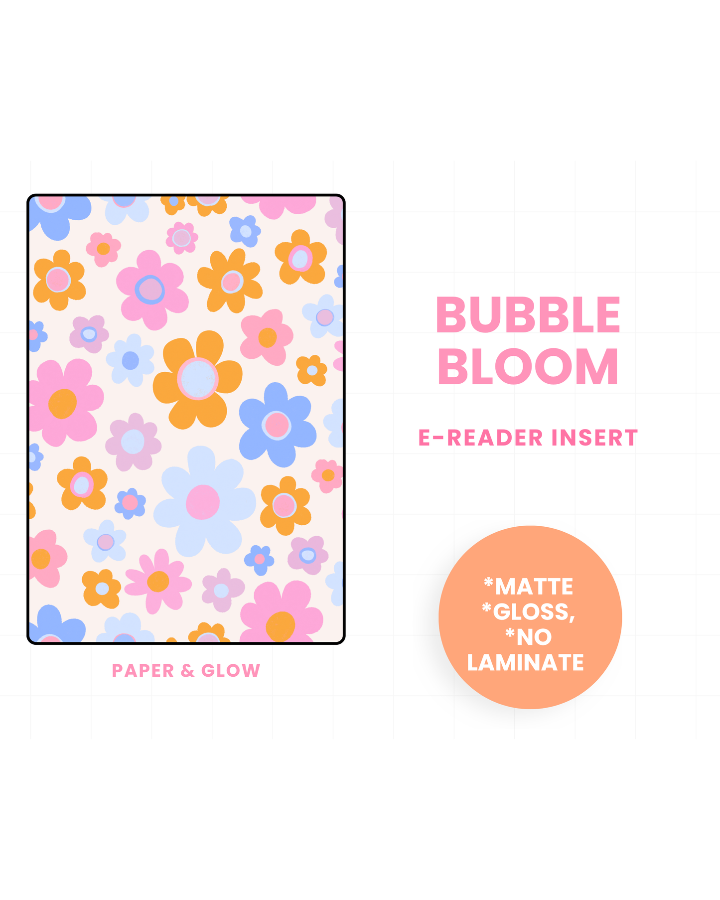 Bloom Club E-Reader Insert(s)