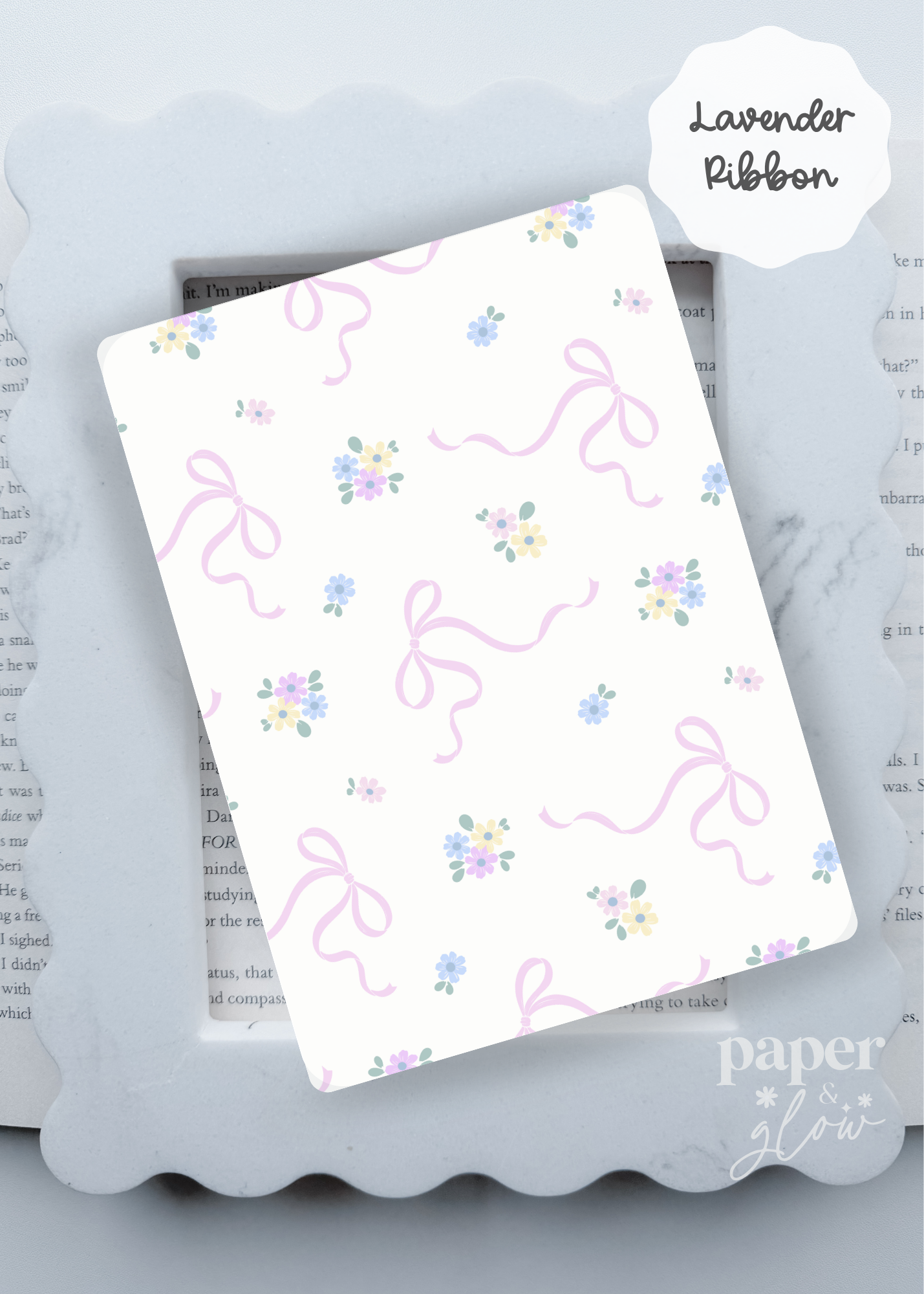 The Heirloom Bloom Collection E-Reader Insert | Paper & Glow