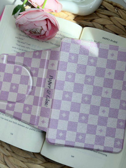 Starlit Gingham Kindle Case | Paper & Glow