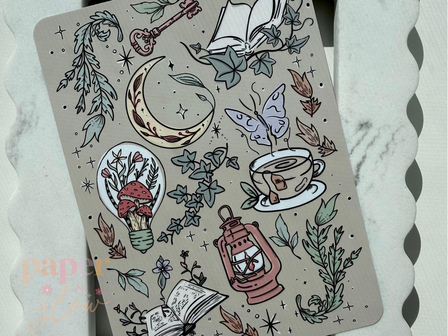 Enchanted Chapters Collection E-Reader Inserts | Paper & Glow