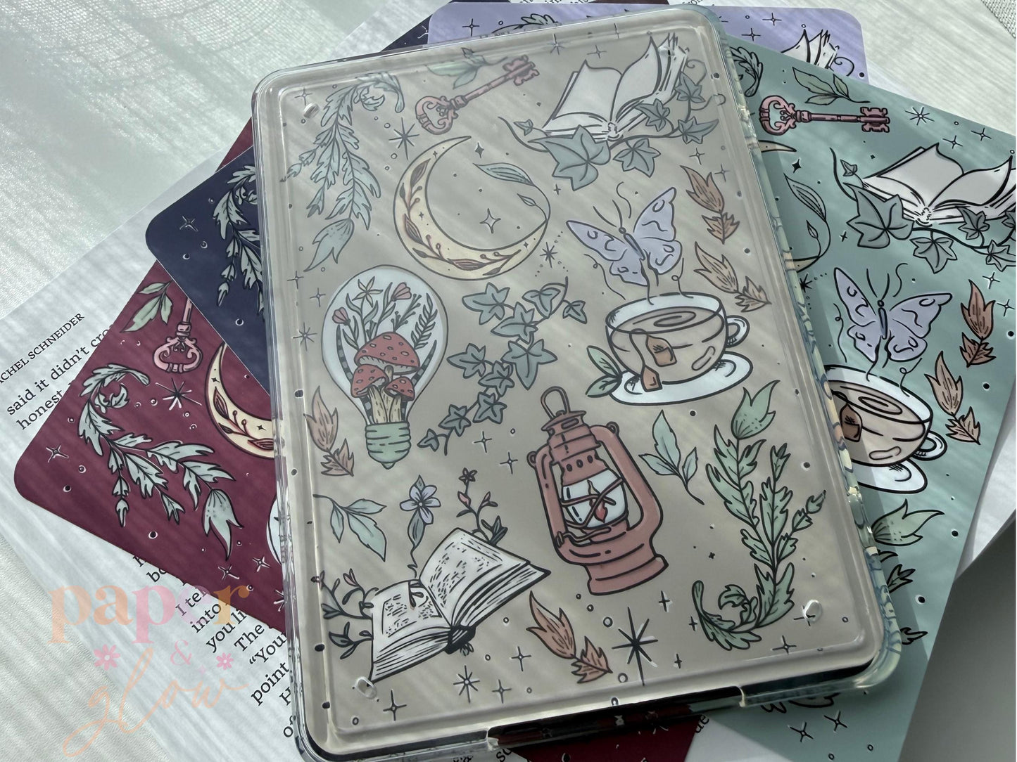 Enchanted Chapters Collection E-Reader Inserts | Paper & Glow