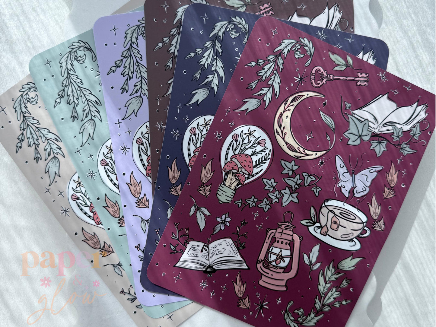 Enchanted Chapters Collection E-Reader Inserts | Paper & Glow