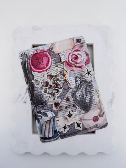Romantasy Scrapbook E-Reader Inserts | Paper & Glow