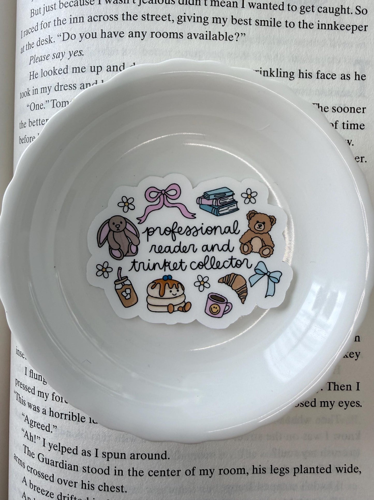 Professional Reader and Trinket Collector  Sticker or Cutout | Holiday Stickers or Cutouts | Paper & Glow