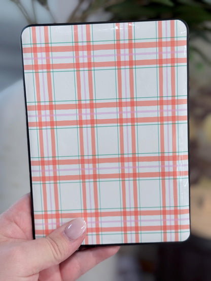 E-Reader Skin | Cider Plaid | Cute Bookish E-Reader Skin | Paper & Glow