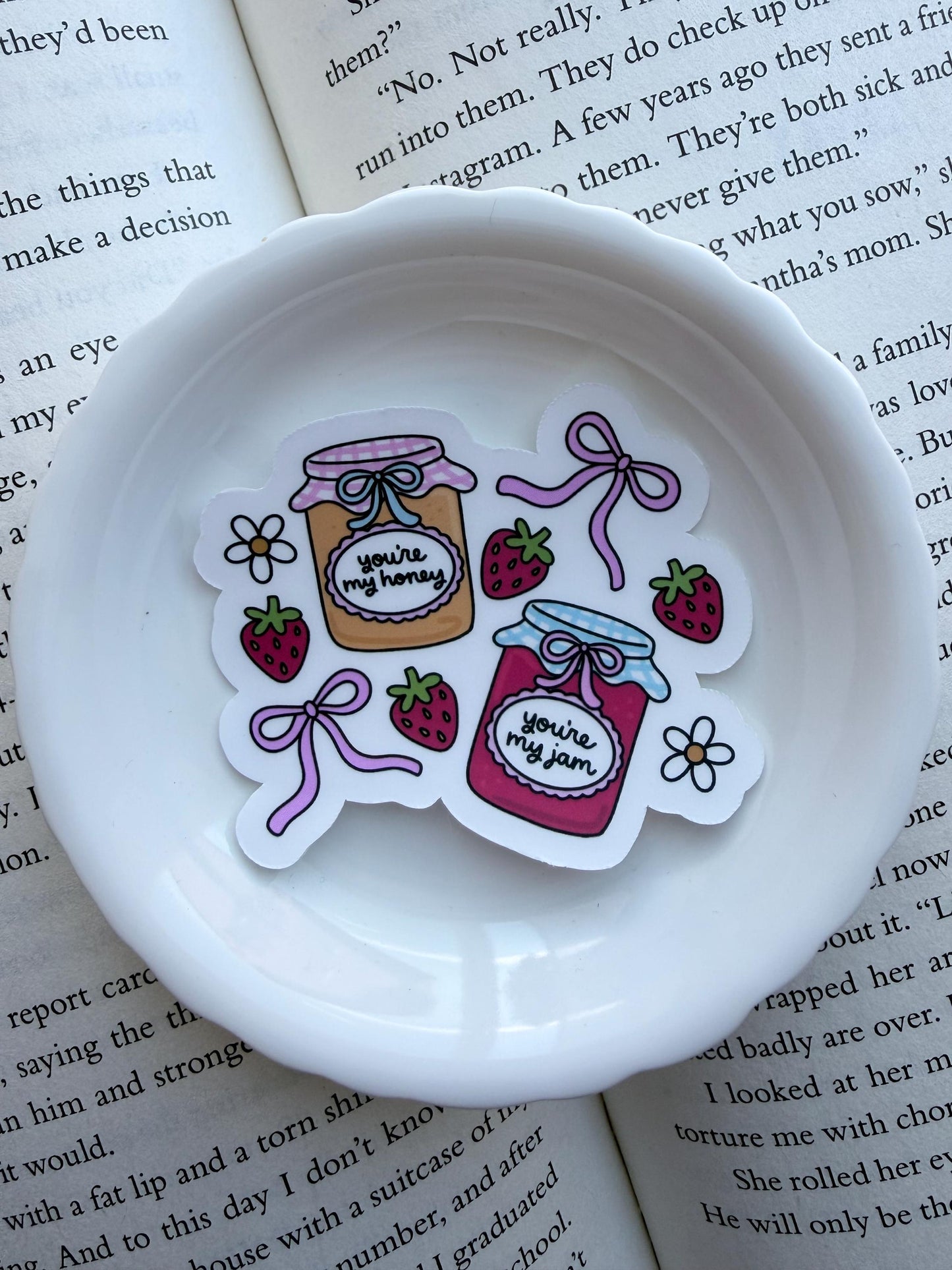 You're My Jam, You're My Honey Vinyl Sticker | Paper and Glow