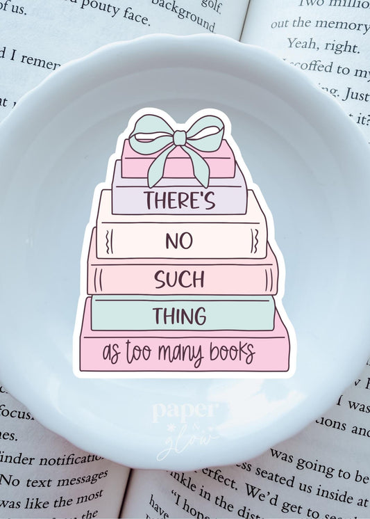 No Such Thing Vinyl Sticker | Paper and Glow
