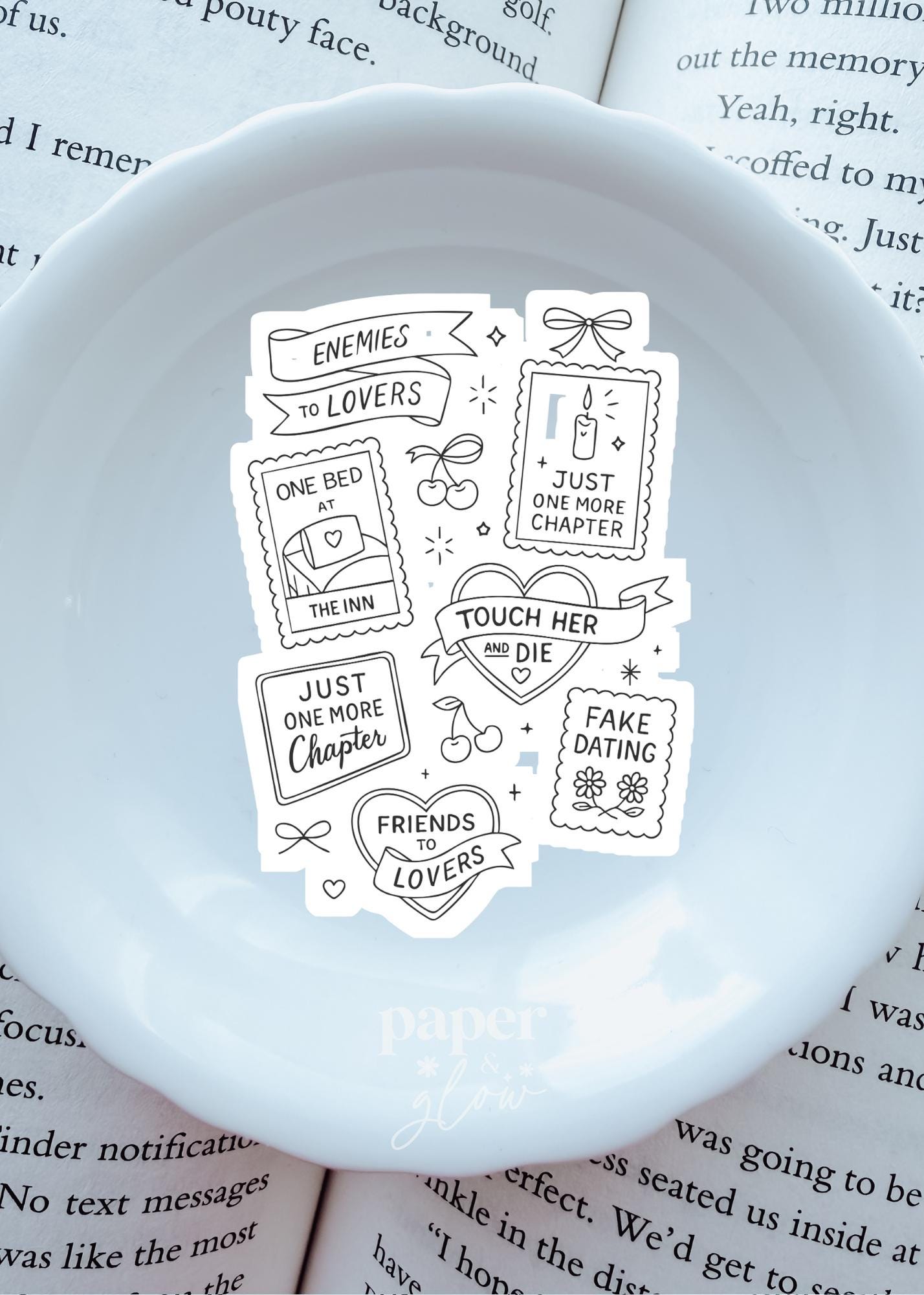 Trope Sticker Vinyl Sticker | Paper and Glow