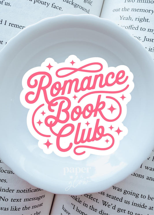 Romance Book Club Vinyl Sticker | Paper & Glow