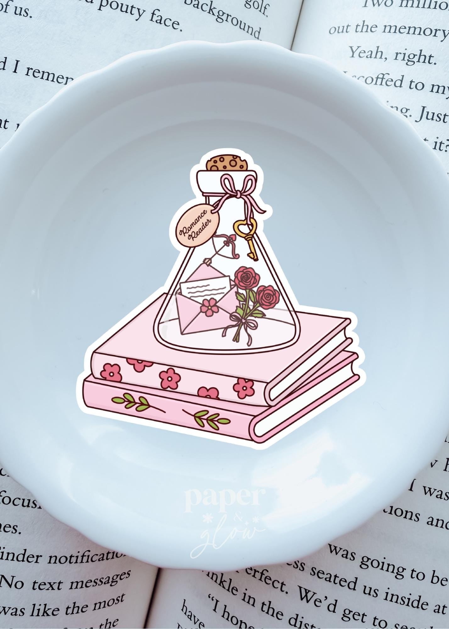 Romance Book Vinyl Sticker | Paper & Glow